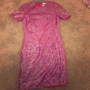 Sequins mid dress
